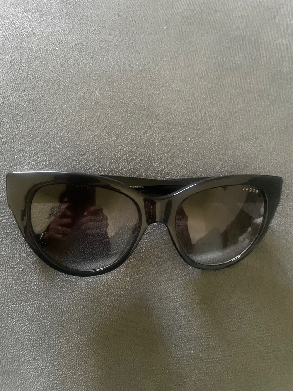Vogue black cat eye sunglasses